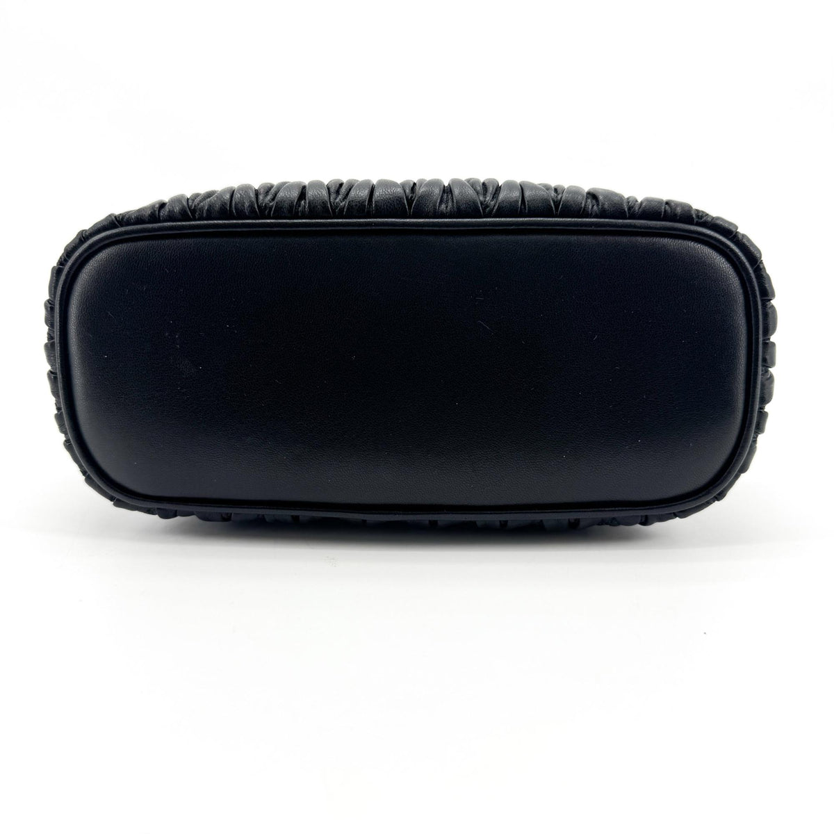 Miu Miu Matelassé Napa Leather Beauty Case Black