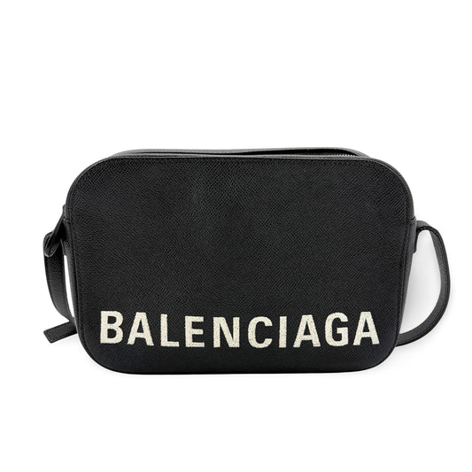 Balenciaga Bill Camera Shoulder Bag Small Black