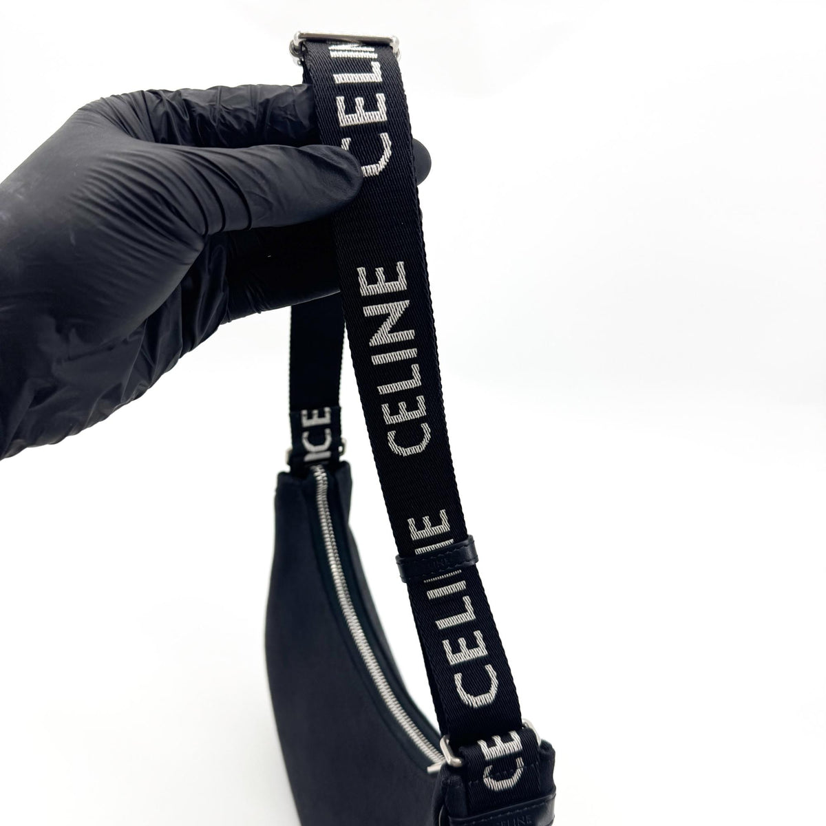 Celine Medium Ava Bag Textile Black
