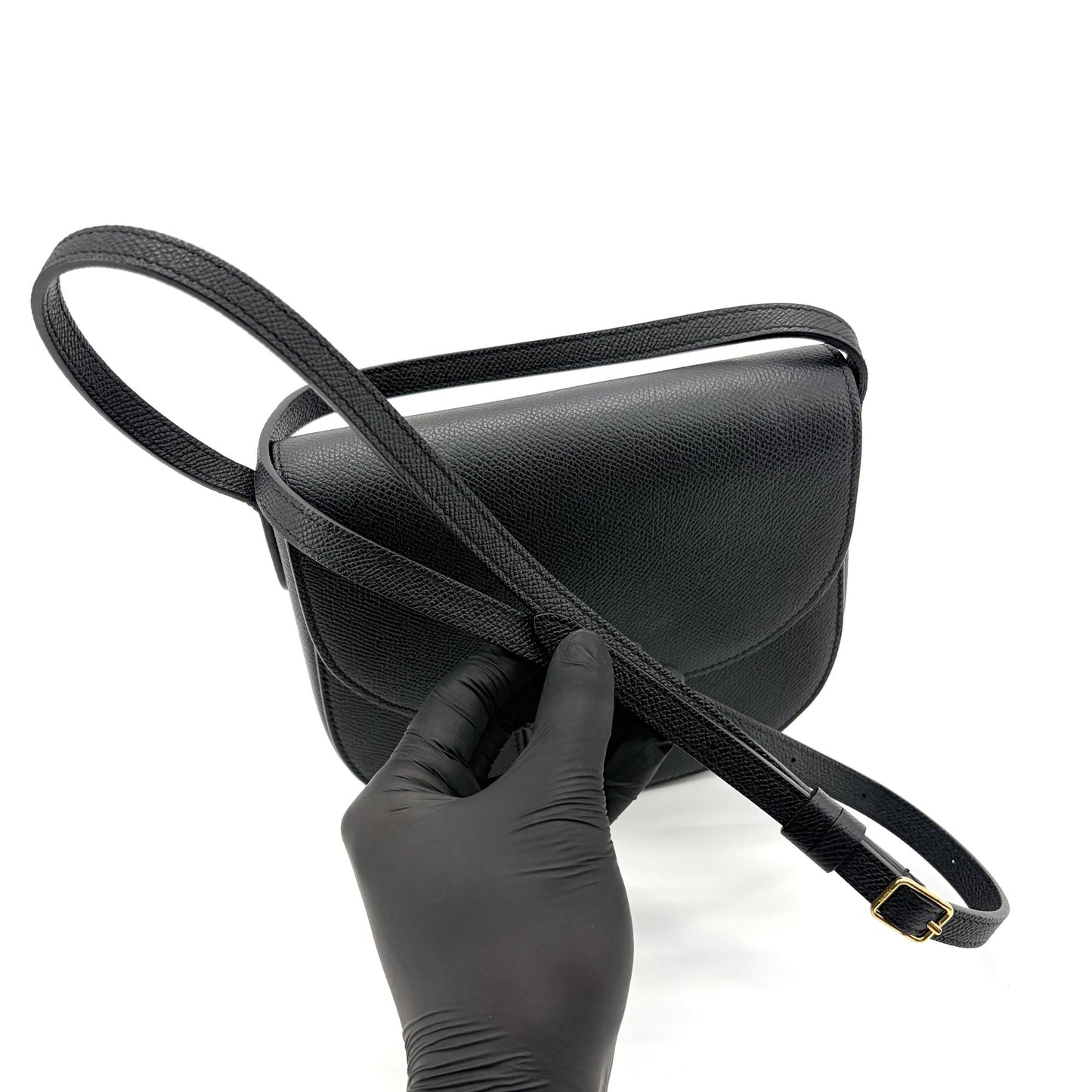 Celine Small Trotter Shoulder Bag Black