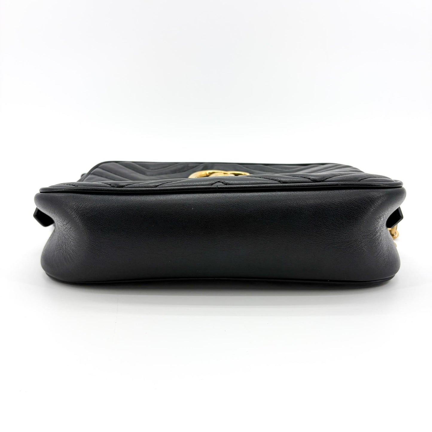 Gucci GG Marmont Matelassé Small Shoulder Bag Black