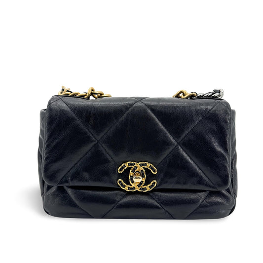 Chanel 19 Flap Bag Small Black
