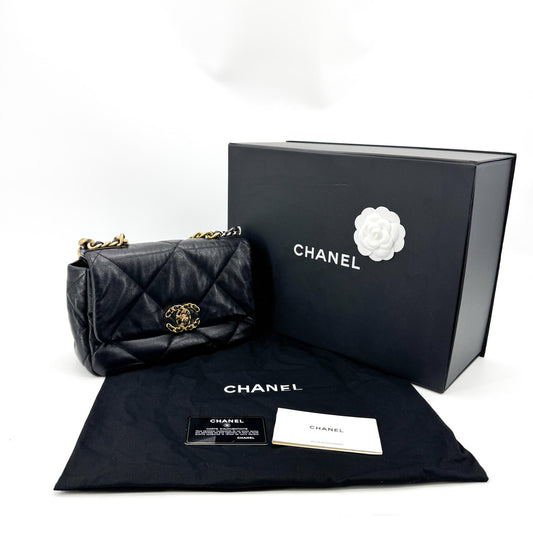 Chanel 19 Flap Bag Small Black