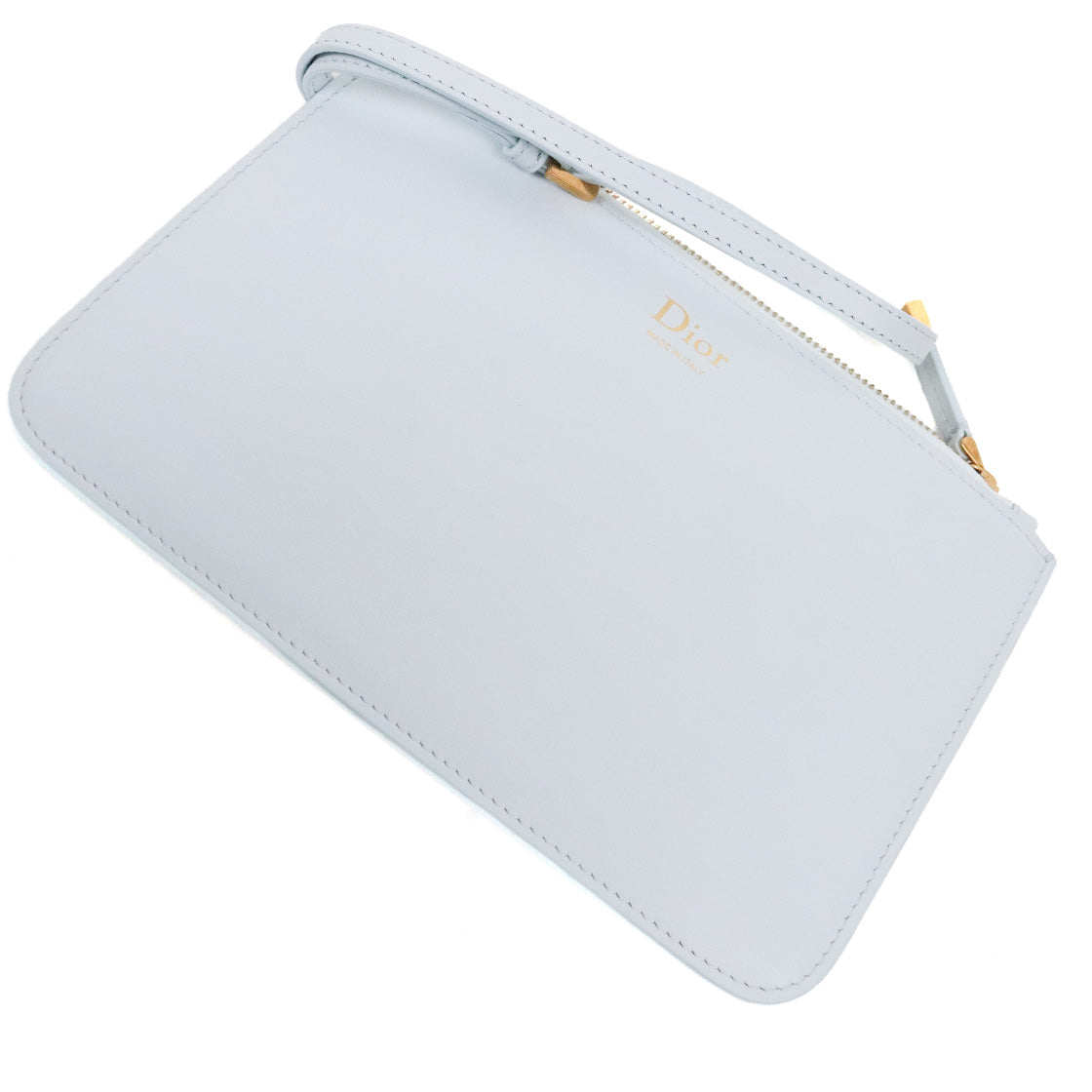 Dior Medium Toise Blue Denim Shoulder Bag