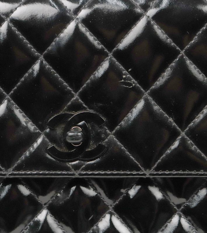 Chanel So Black Faded Quilted CC Tote Bag