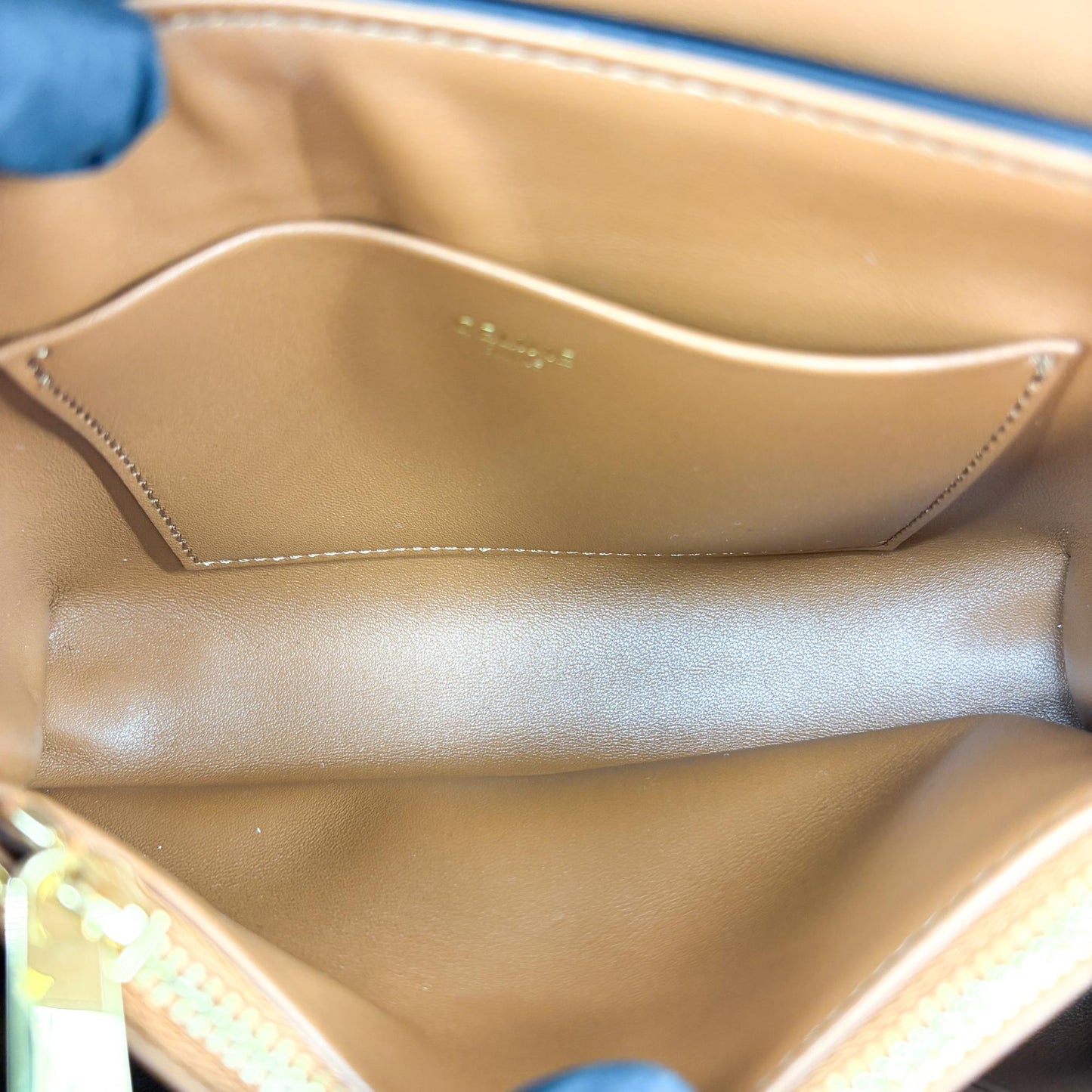 Celine Triomphe Canvas Small Besace 1600 Tan