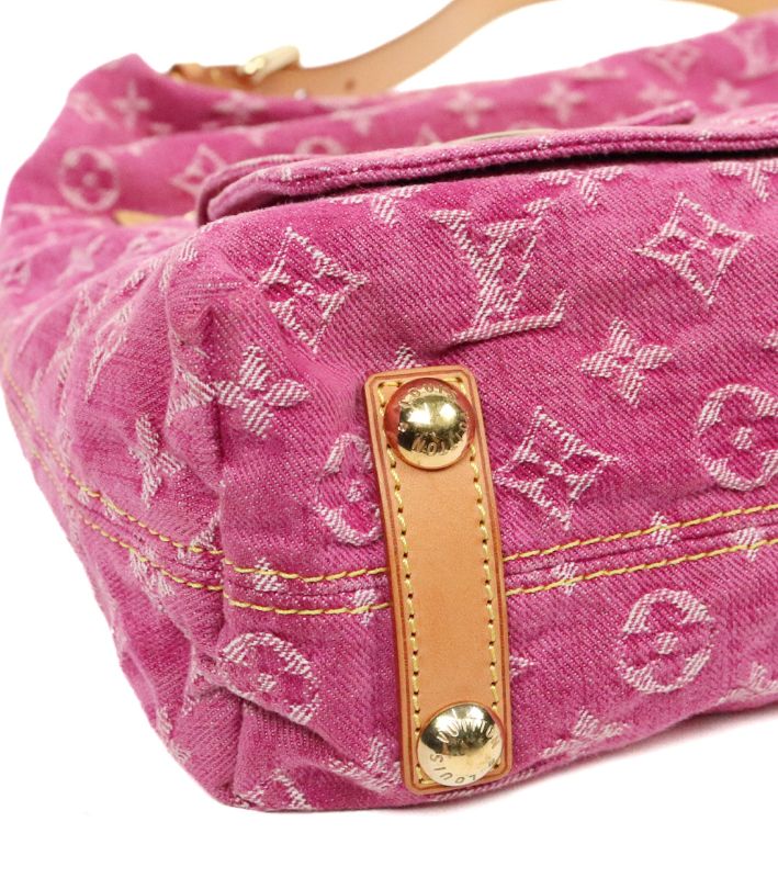 Louis Vuitton Pink Denim Baggy GM