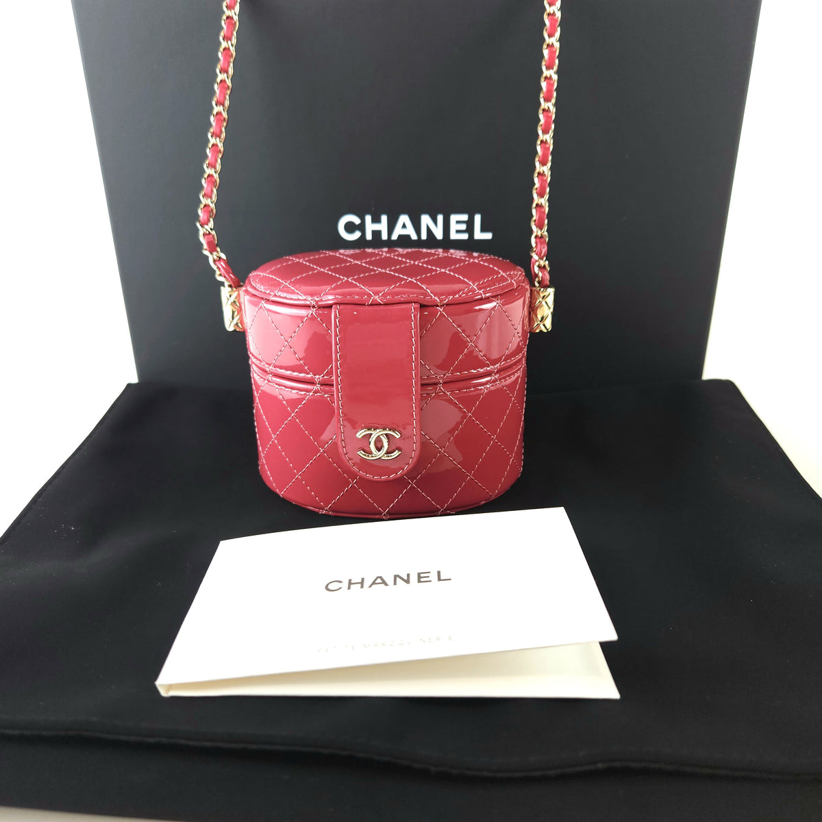 Mini Patent Cosmetic Case Crossbody Bag AP1573