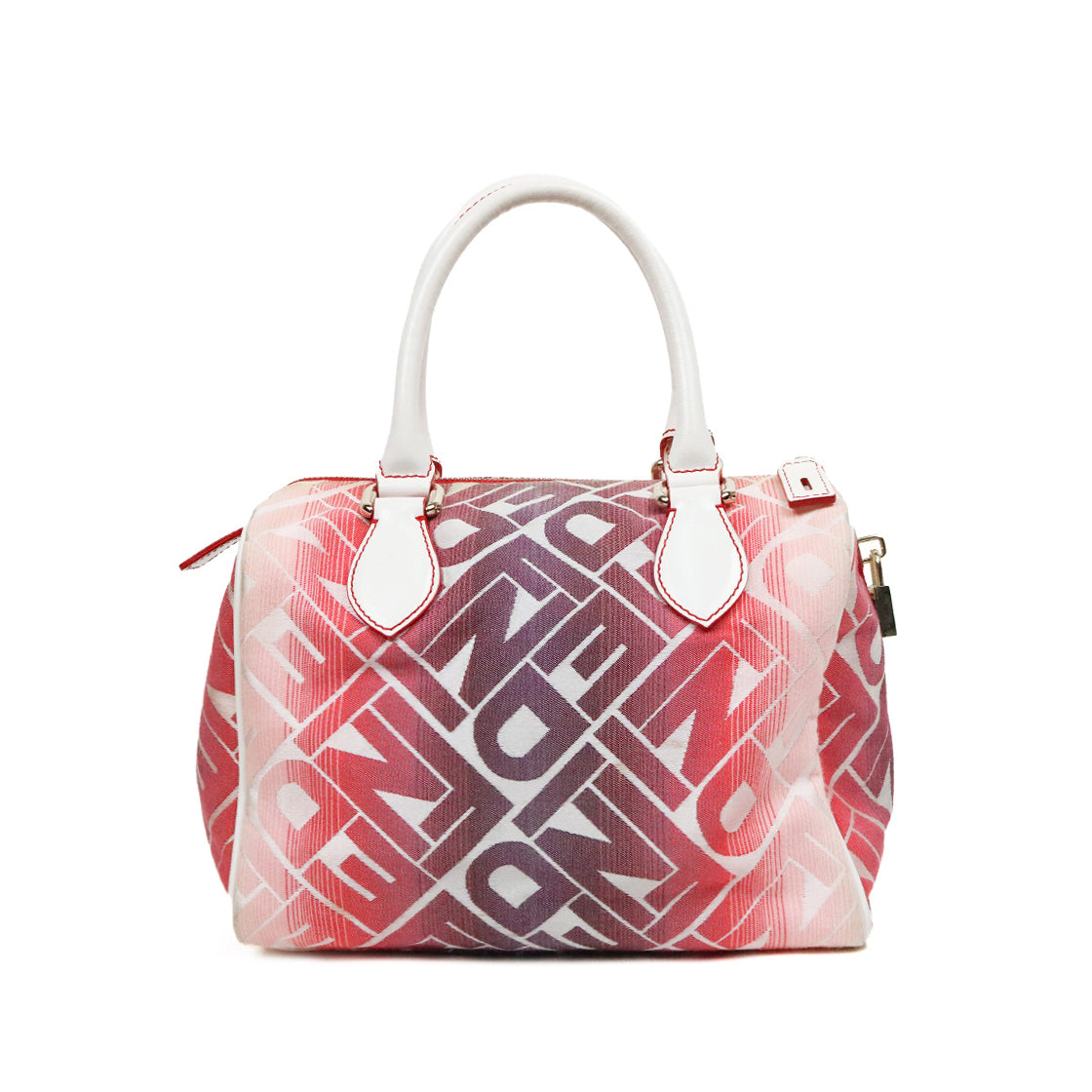 Fendi White Ombre Boston Bag