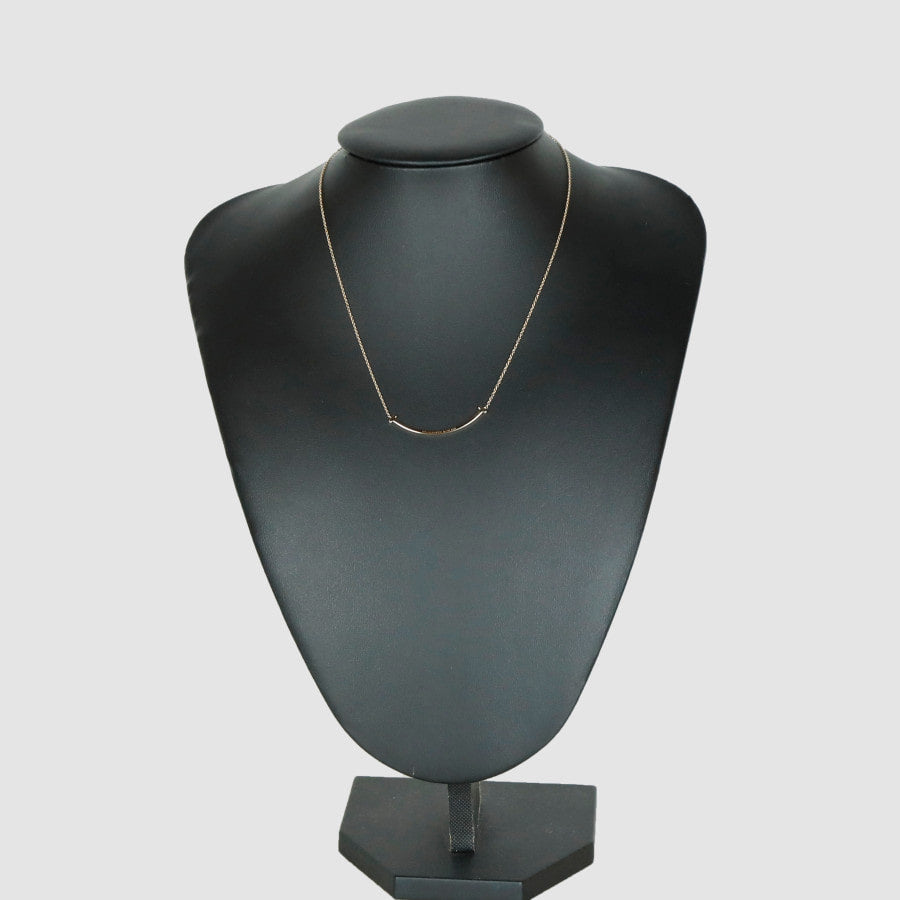 Small & Co T Smile Diamond Pendant Necklace
