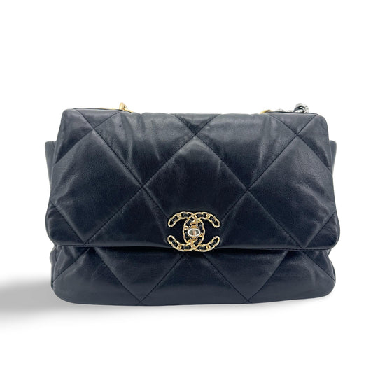 Chanel 19 Flap Bag Medium Black