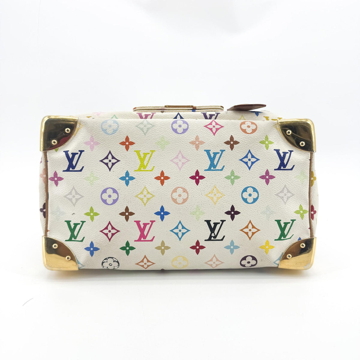 Louis Vuitton Monogram Multicolor White Speedy 30