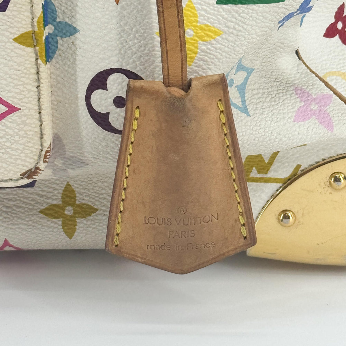 Louis Vuitton Monogram Multicolor White Speedy 30