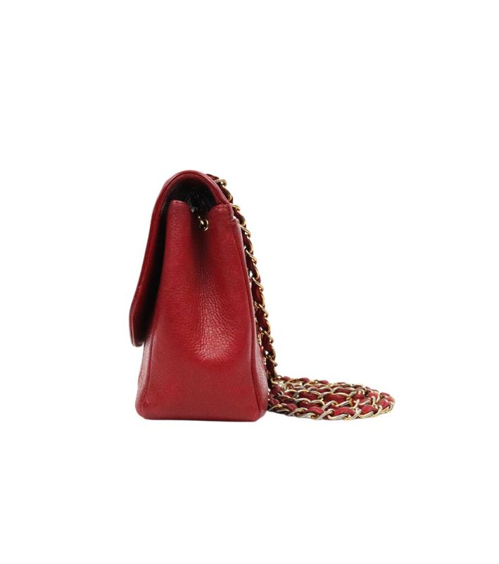 Chanel Red Caviar Diana Bag