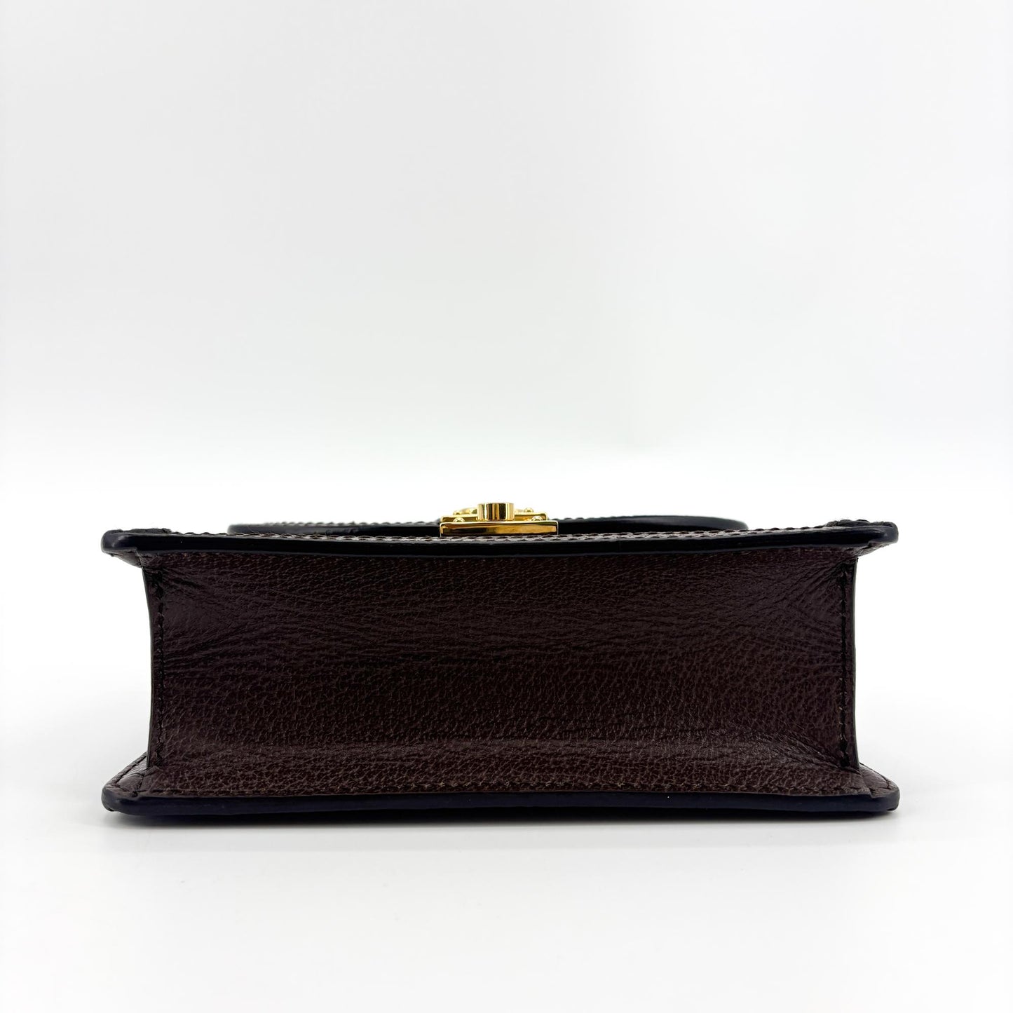 Gucci Ophidia GG Mini Chain Shoulder Bag Brown