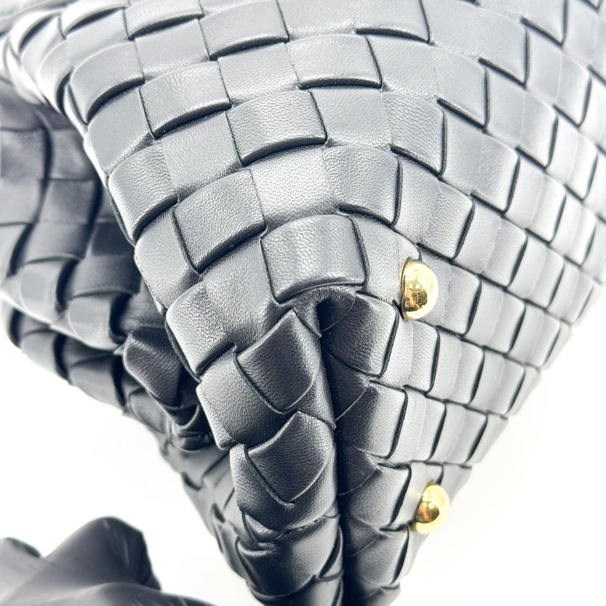Bottega Veneta Lauren 1980 Tin Bauleto Black