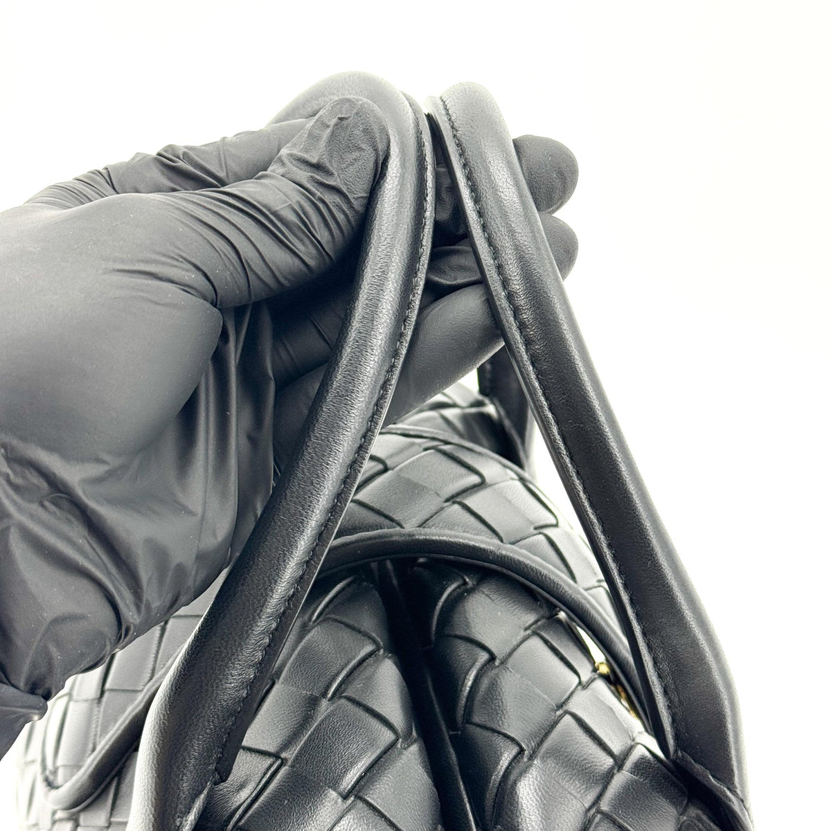 Bottega Veneta Lauren 1980 Tin Bauleto Black