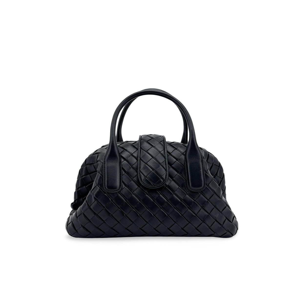 Bottega Veneta Lauren 1980 Tin Bauleto Black