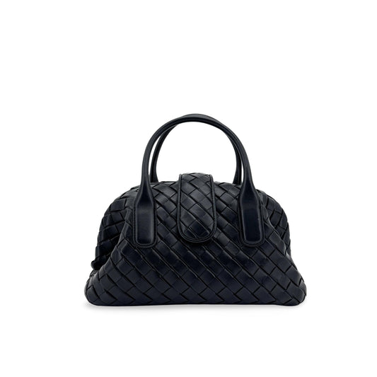 Bottega Veneta Lauren 1980 Tin Bauleto Black