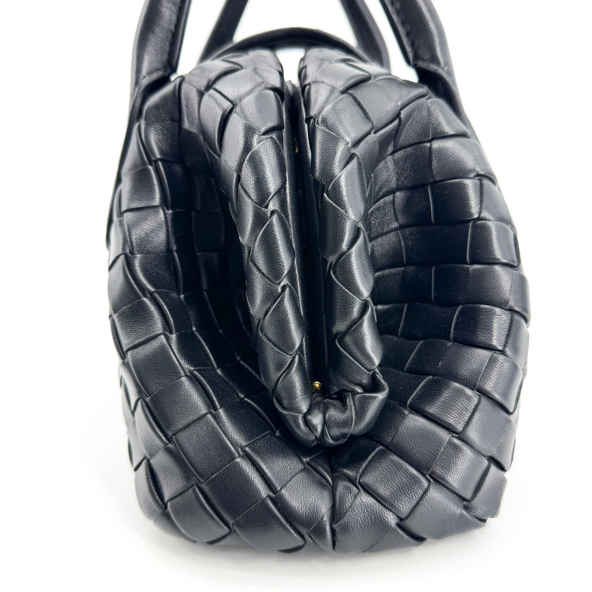 Bottega Veneta Lauren 1980 Tin Bauleto Black