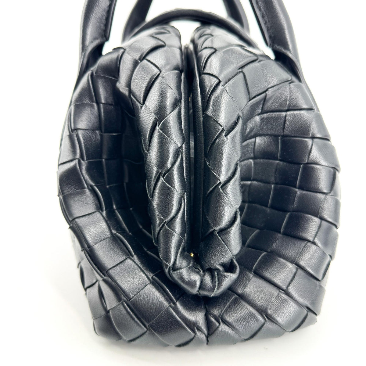 Bottega Veneta Lauren 1980 Tin Bauleto Black
