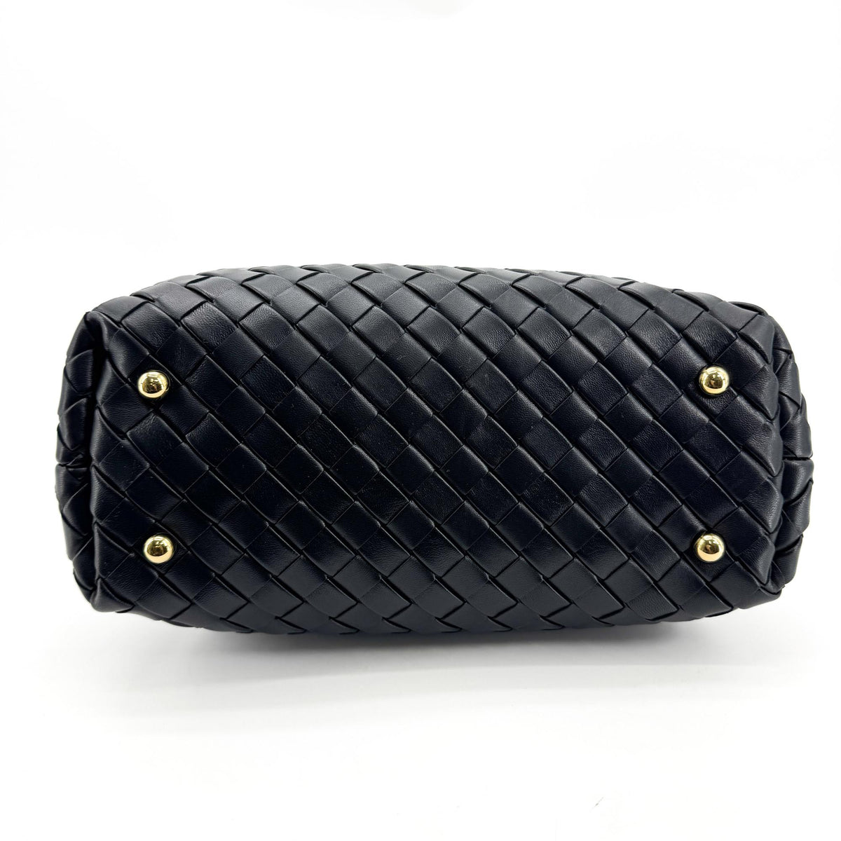 Bottega Veneta Lauren 1980 Tin Bauleto Black