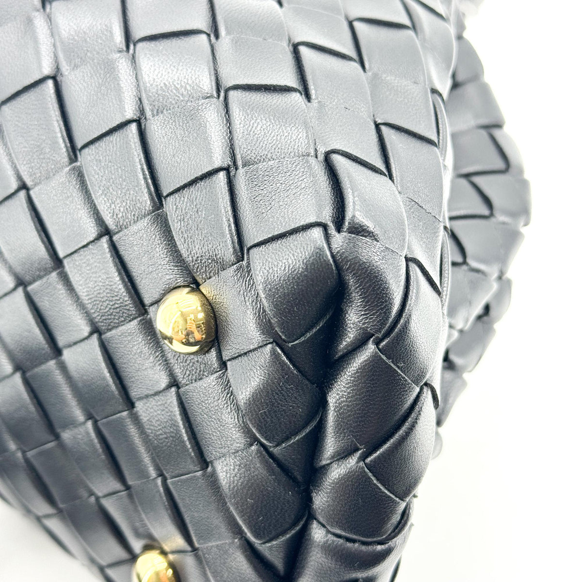 Bottega Veneta Lauren 1980 Tin Bauleto Black