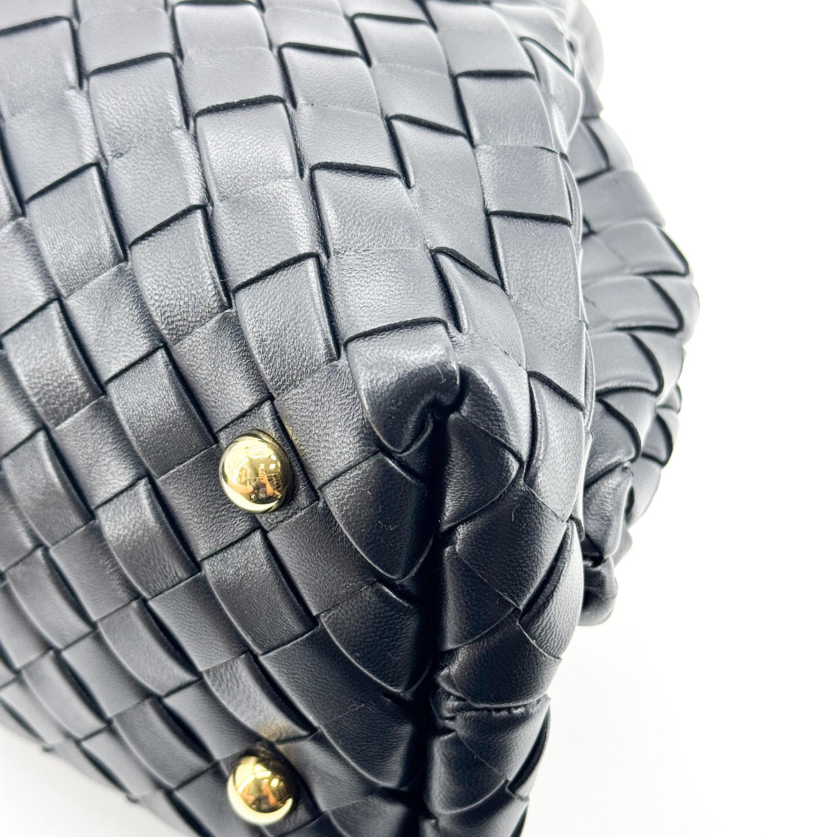 Bottega Veneta Lauren 1980 Tin Bauleto Black