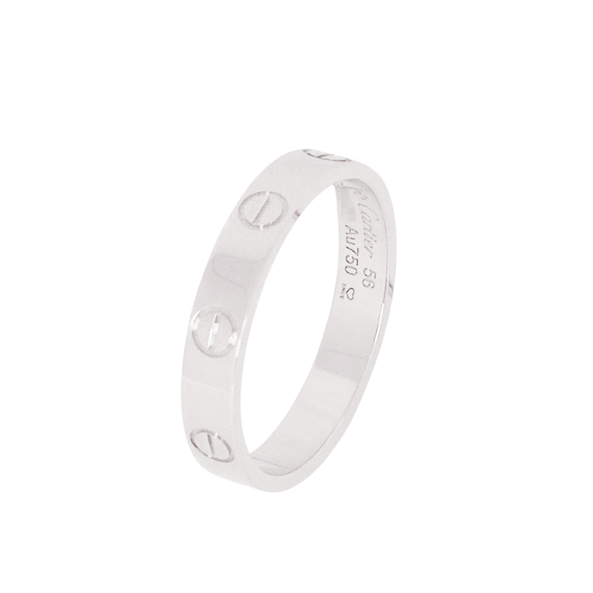 Cartier B4085100 White Gold Love Mini Ring