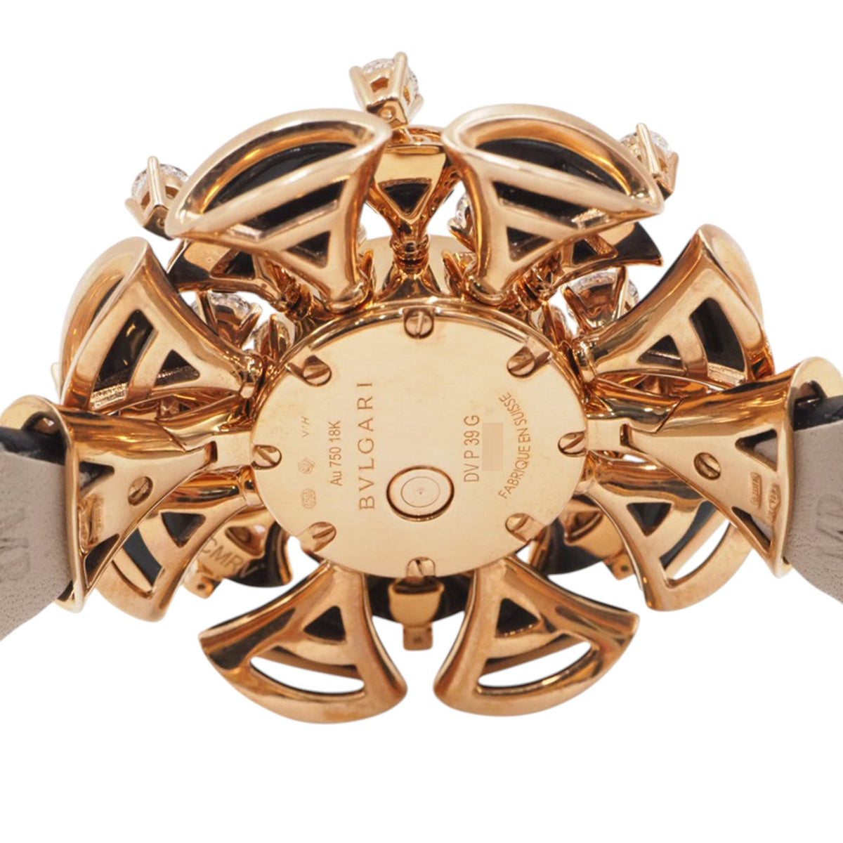 Bulgari 102216 Rose Gold Diamond Divas' Dream Quartz Watch