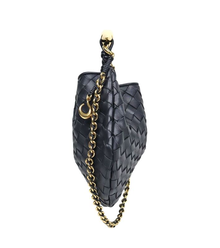 Bottega Veneta Navy Sardine Tote Bag