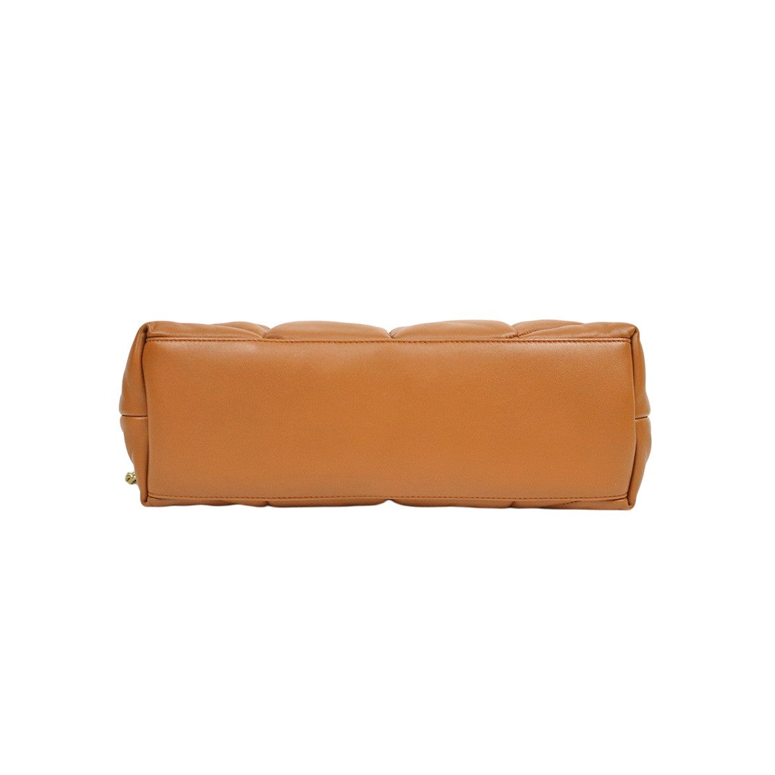 Saint Laurent Brown Leather Medium Lulu Puffer Bag