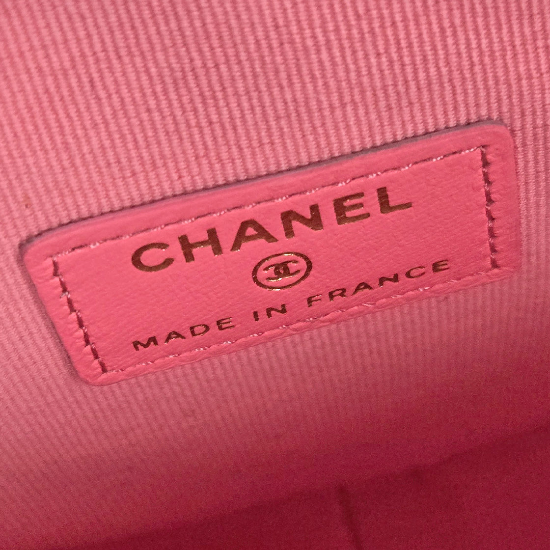 Chanel Pink Heart Crossbody Bag