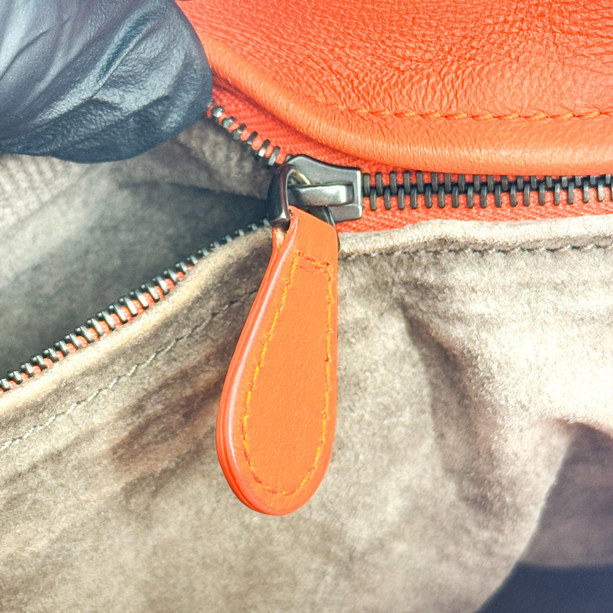 Bottega Veneta Intrecciato Flap Crossbody Bag Orange