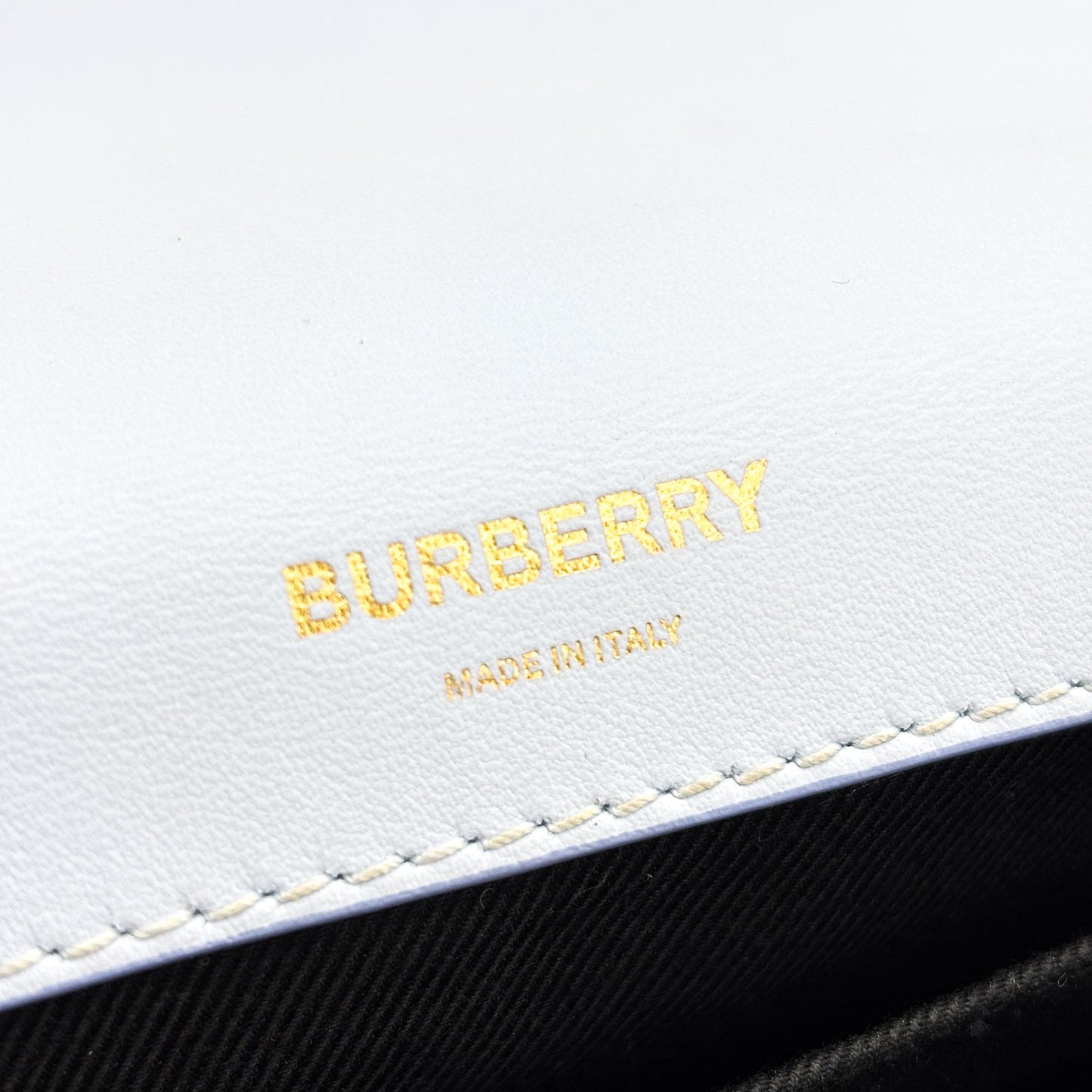 Burberry Small Quilted Leather Lola Bag Sky Blue