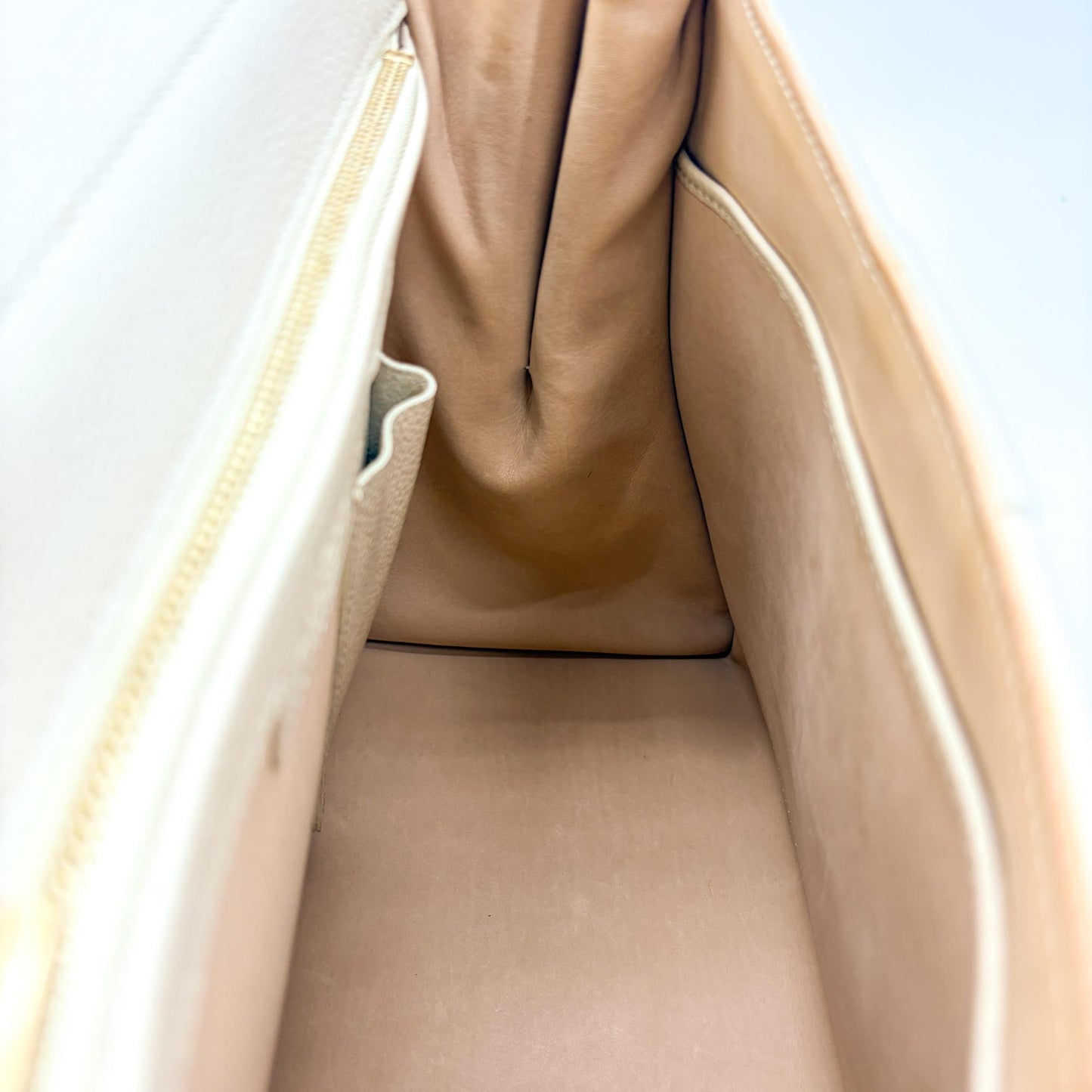 Delvaux Brillant MM Rodeo Calf Beige Gold Hardware