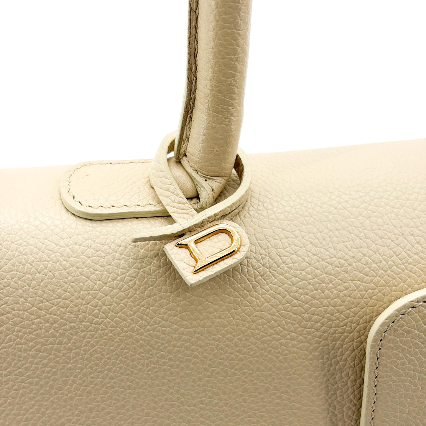 Delvaux Brillant MM Rodeo Calf Beige Gold Hardware