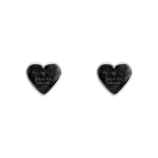 Gucci Heart Silver Earrings