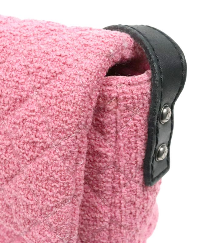 Chanel Pink Tweed 2.55 Shoulder Bag