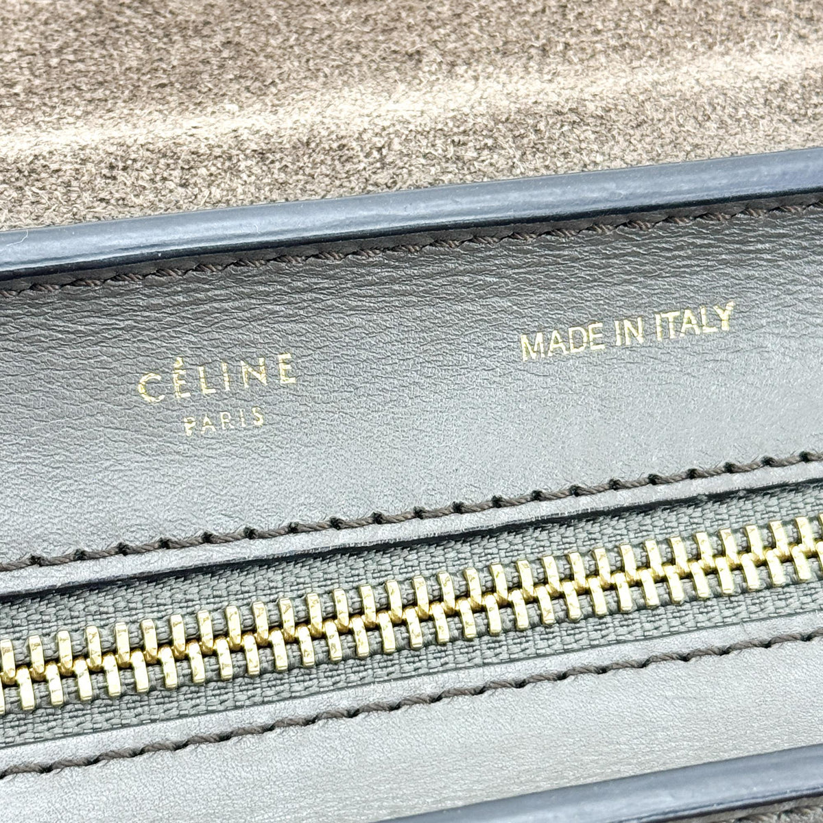 Celine Trapeze Small Tote Bag Burgundy Dark Brown