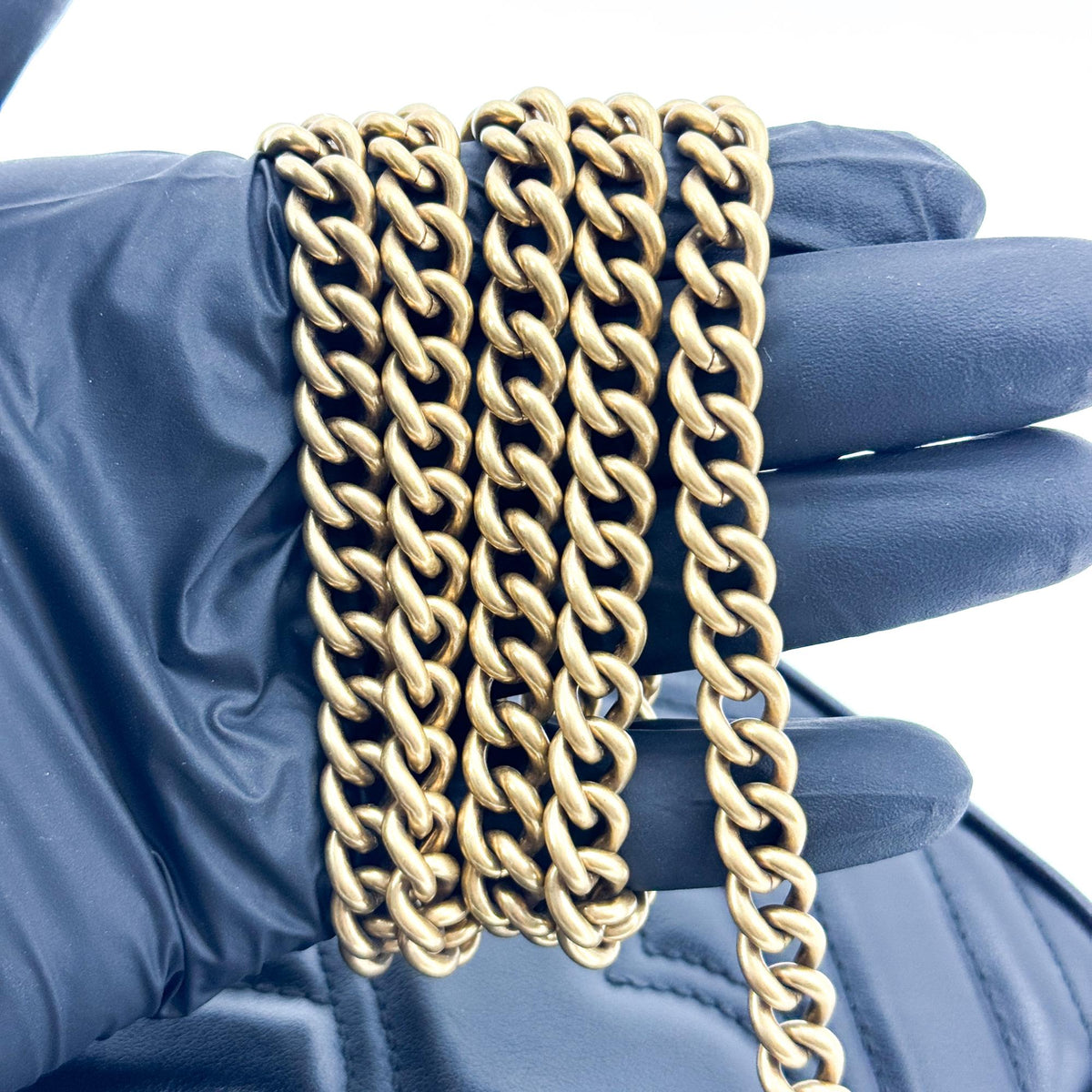 Gucci GG Marmont Mini Chain Crossbody Bag Black