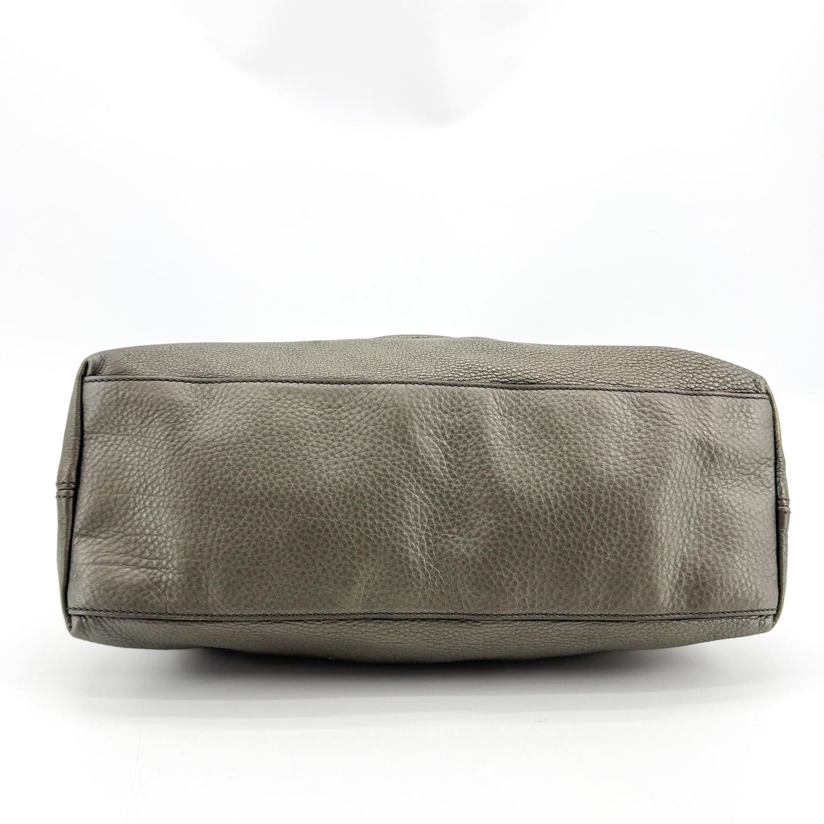 Gucci Soho Interlocking G Chain Crossbody Bag Metallic Dark Gray