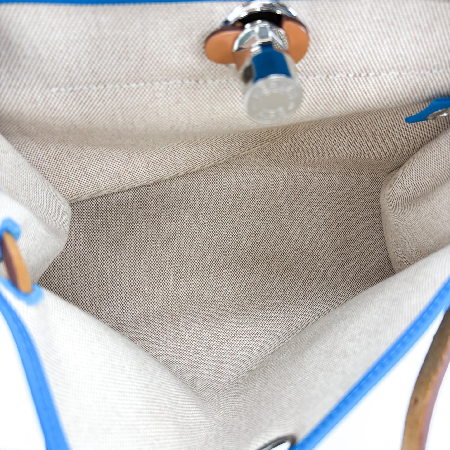 Hermès Herbag Zip 31 Blue Gold Silver Hardware