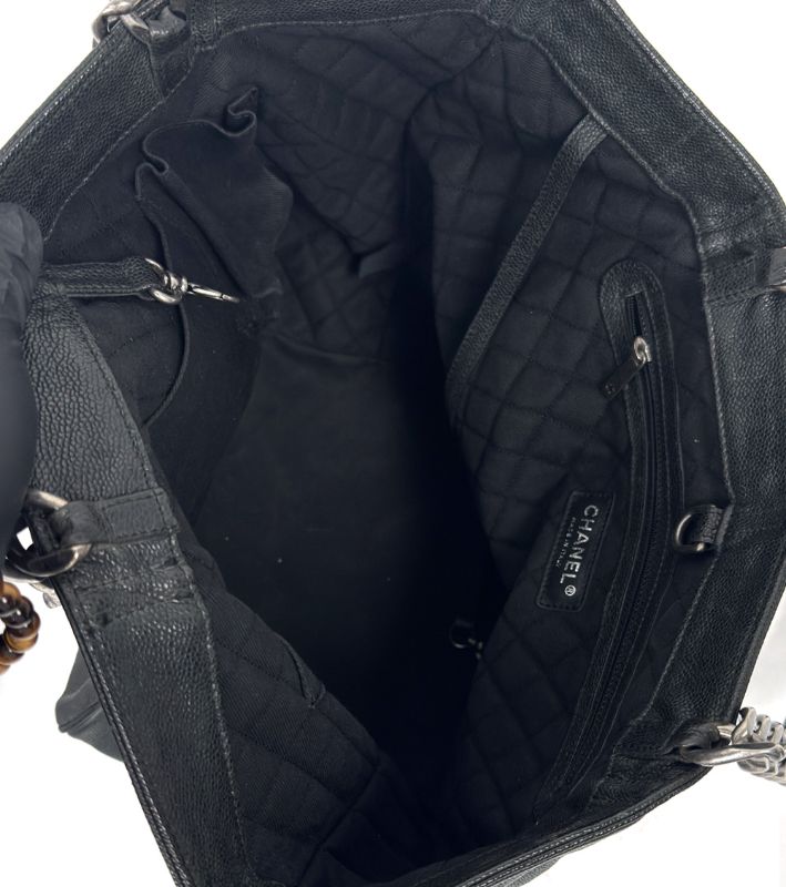 Chanel Black Big CC Chain Shoulder Bag