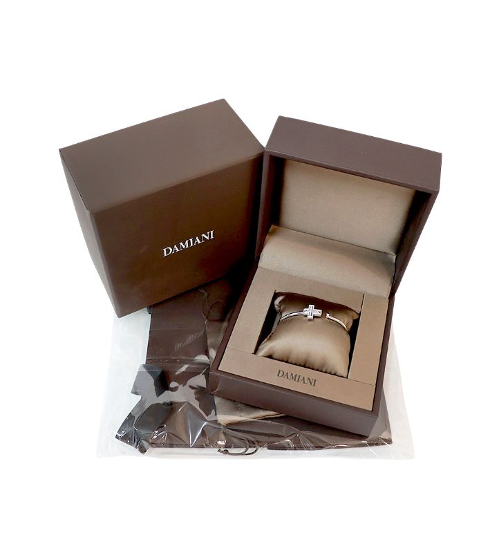 Damiani Size S 750 White Gold Belle Époque Diamond Bracelet