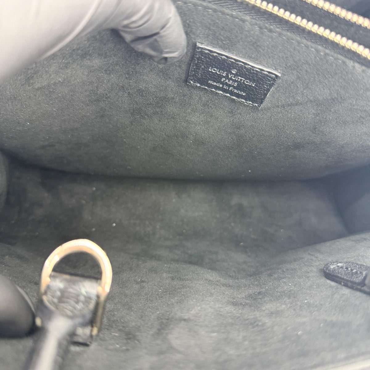 Louis Vuitton Epi Twist Tote Bag PM Indigo Silver