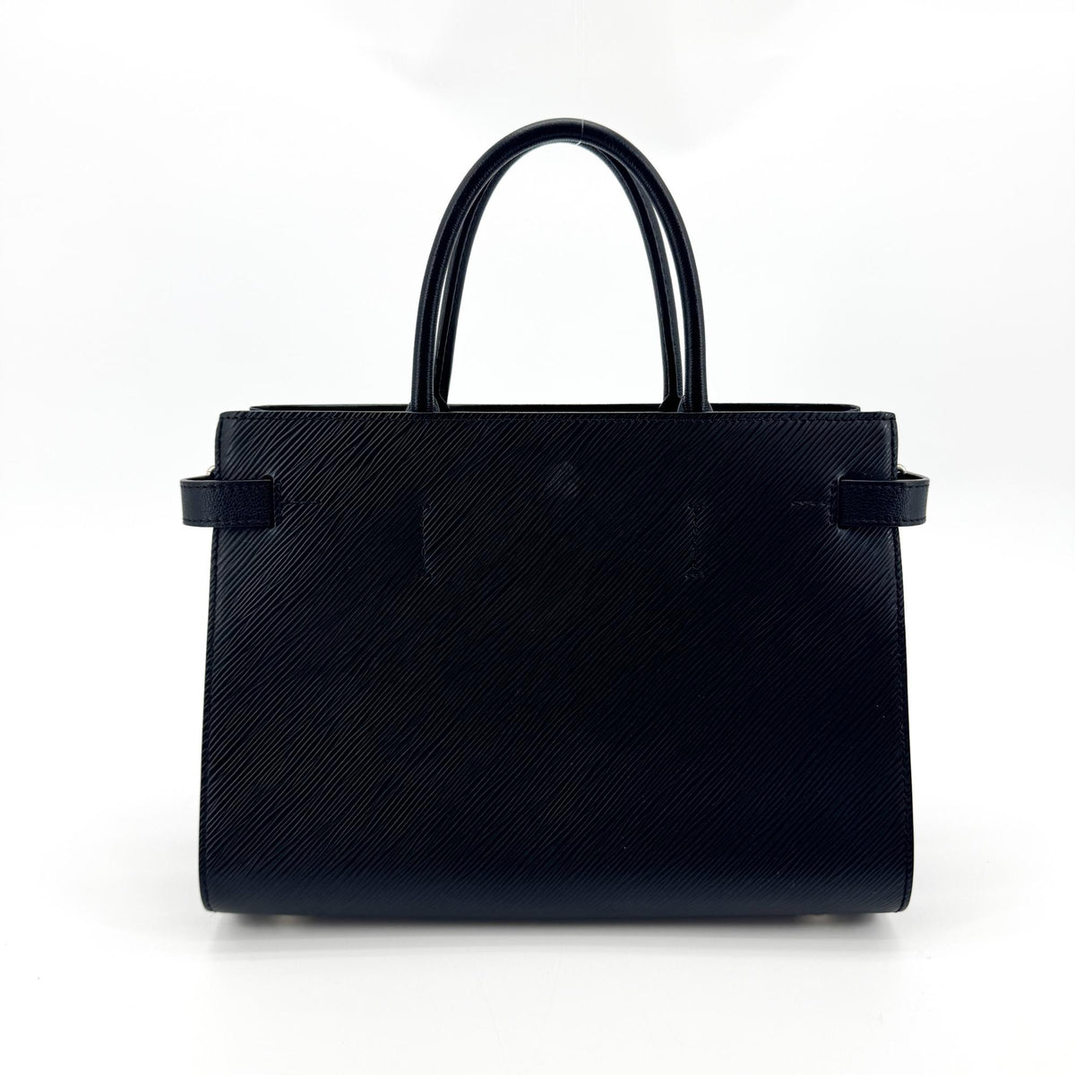 Louis Vuitton Epi Twist Tote Bag PM Indigo Silver