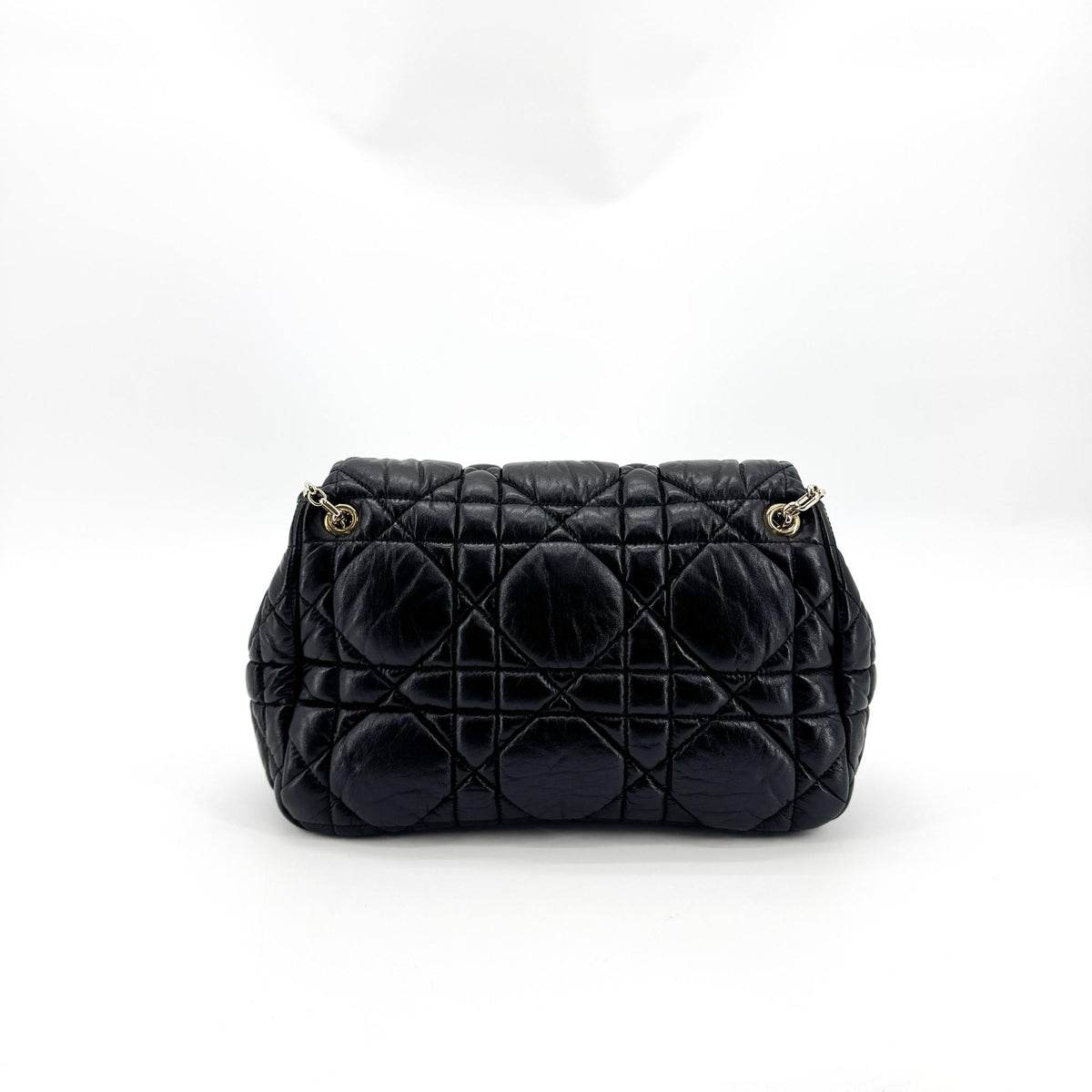 Dior Caro Medium Crossbody Bag Black