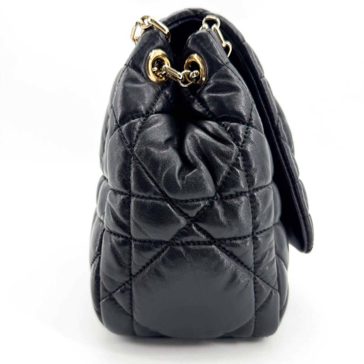 Dior Caro Medium Crossbody Bag Black