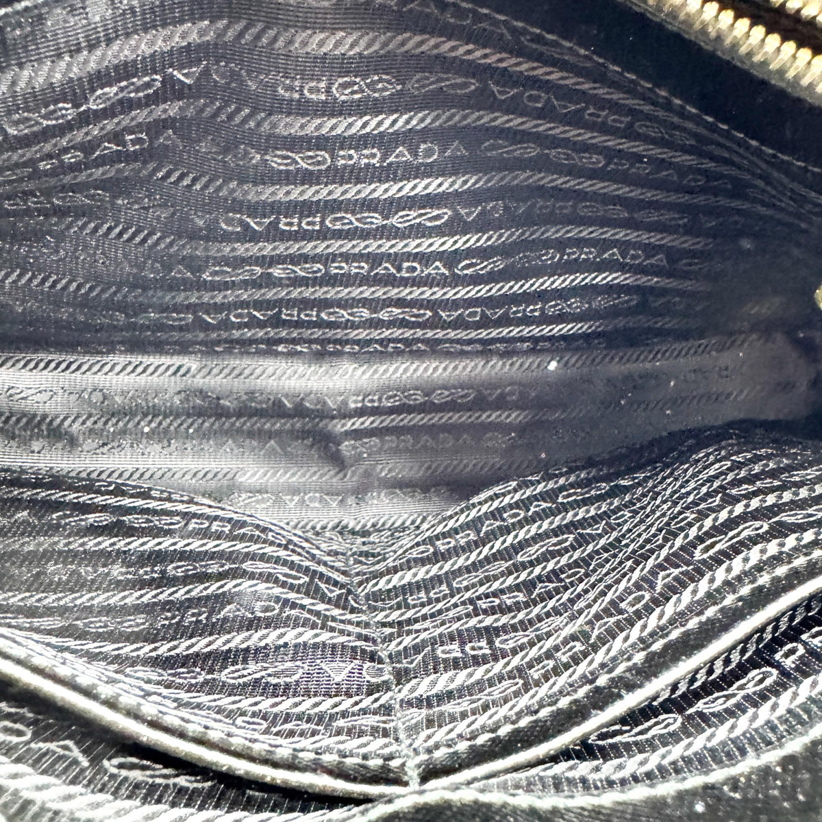 Prada Saffiano Luxe Top Handle Tote Bag Gold Hardware Black